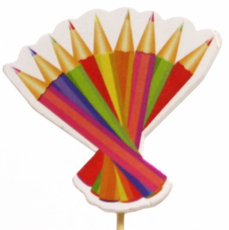 PICK LLAPIS FUSTA 7cm PAL DE 50cm 5 UNI