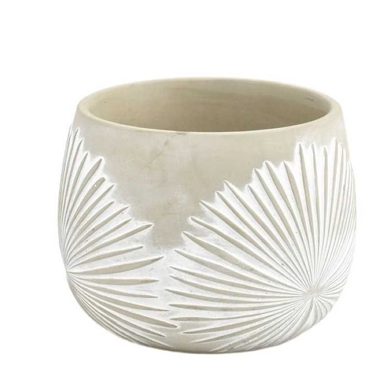 TEST CIMENT JULIA GRIS D15cm H12.5cm