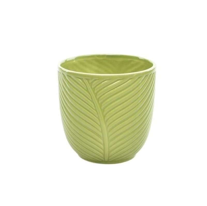 CERAMICA PUK VERD D12cm H12.5cm ORCH-12
