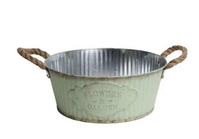 BOL ZINC VERD CLAR D25x10,5cm