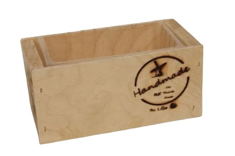 CALAIX RECTANGULAR FUSTA 19x10.2x9 cm