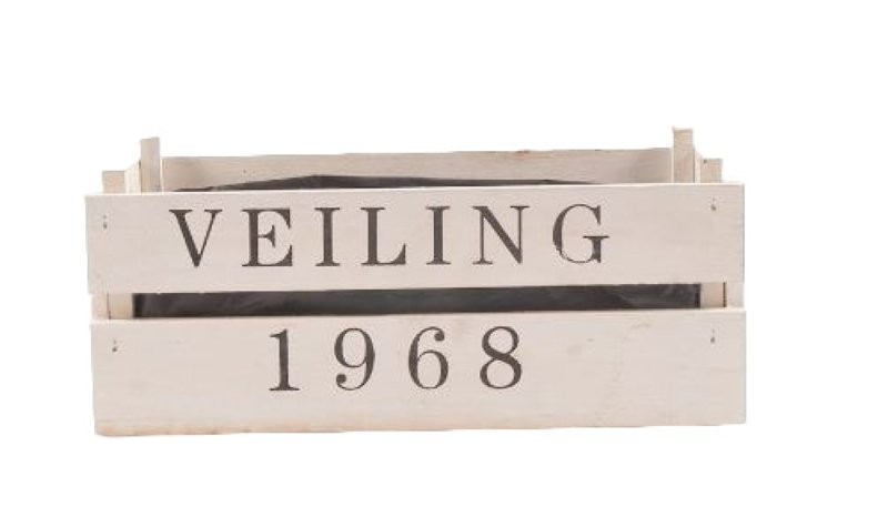 CAIXA FUSTA 1968 30x18xH11.5cm BLANCA