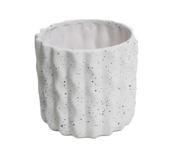 CERAMICA RIBBLE D13XH12cm ES12 BLANCA