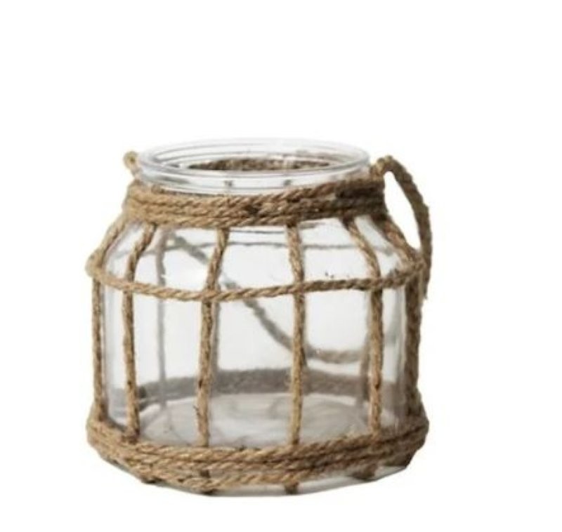 VIDRE REIXA JUTE D12 H15cm