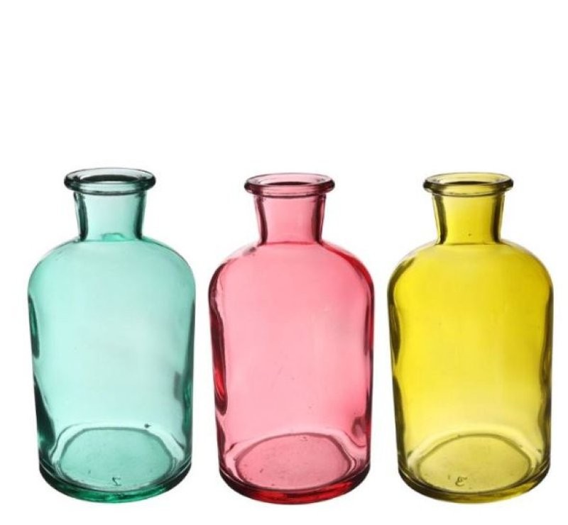 VIDRE AMPOLLA RIGA D7cm H12cm 3MIX UNI