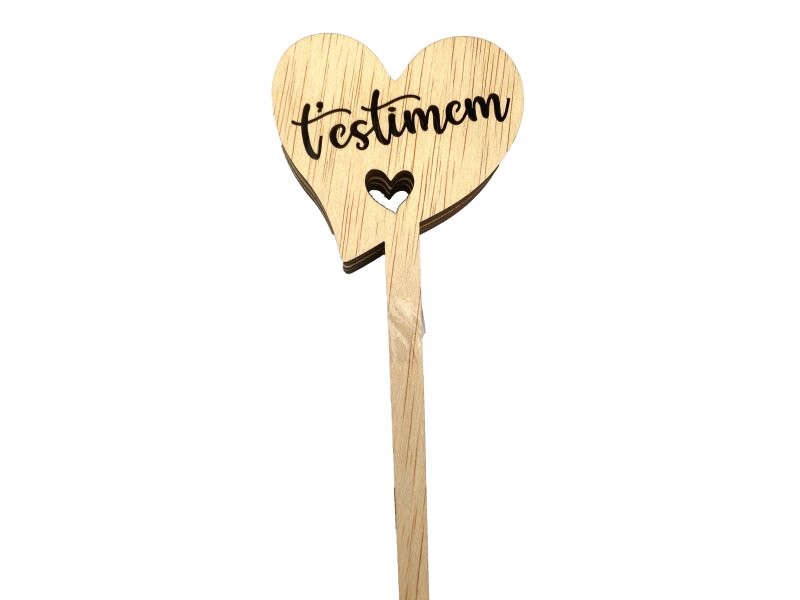 PICK T ESTIMEM H25CM FUSTA 5UNI