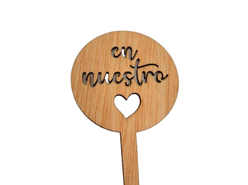 PICK NUESTRO CORAZON FUSTA 5UNI