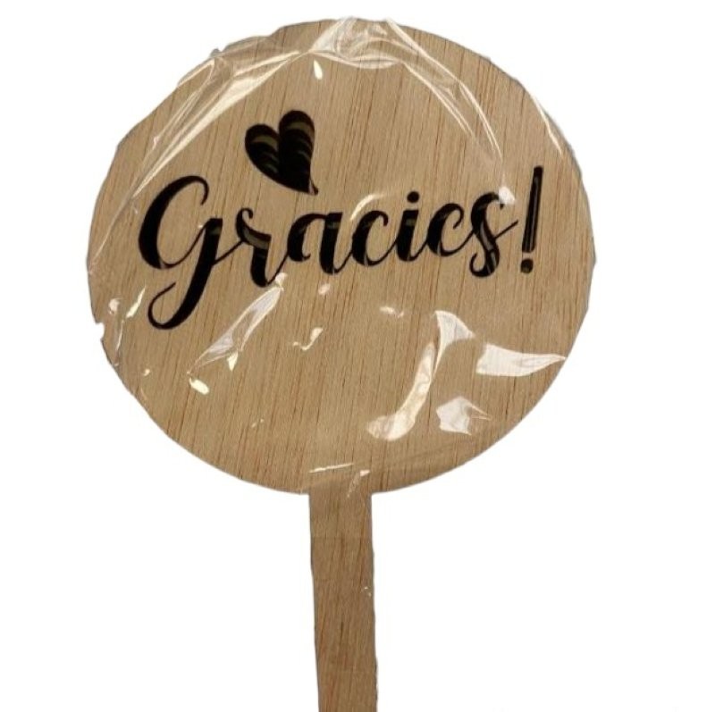 PICK GRACIES h25cm FUSTA 5u