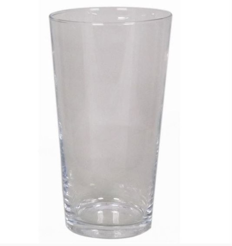 VIDRE VASE CONIC D14 H25CM
