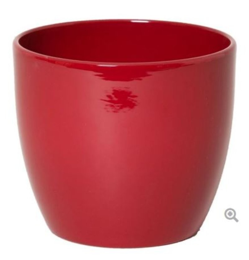 CERAMICA POT BOULE D8.5 H6.5cm BURDEOS ES7