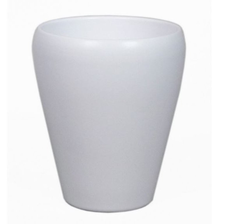 CERAMICA ORQUIDIA BASE D14 H17CM BLANC MAT