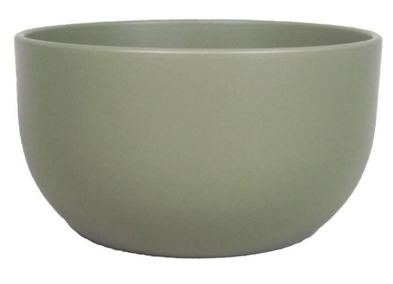 CERAMICA BOL BOULE D26 H14CM VERD ARMY MATE