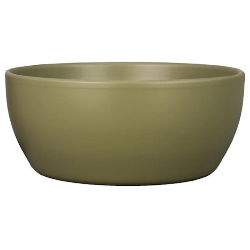 CERAMICA BOL BOULE D18.5 H8.5CM VERD ARMY MATE