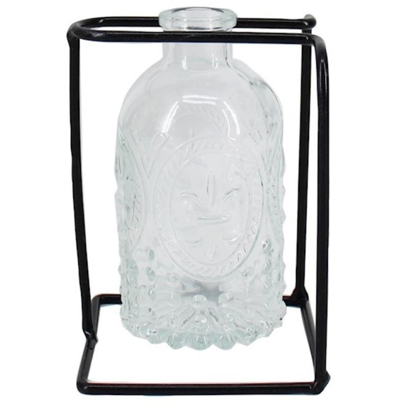 ESTRUCTURA METALICA AMB AMPOLLA D8.5x10 H14.5CM