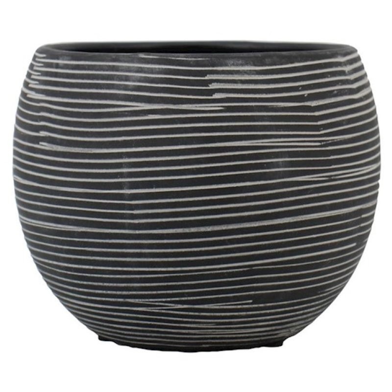 CERAMICA TROMSO NEGRA D9/10 H8cm ES8