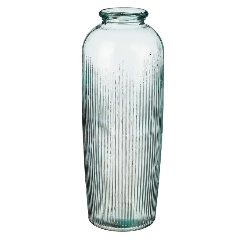 VIDRE RECICLAT GERRO ESMERALDA D30xH70cm