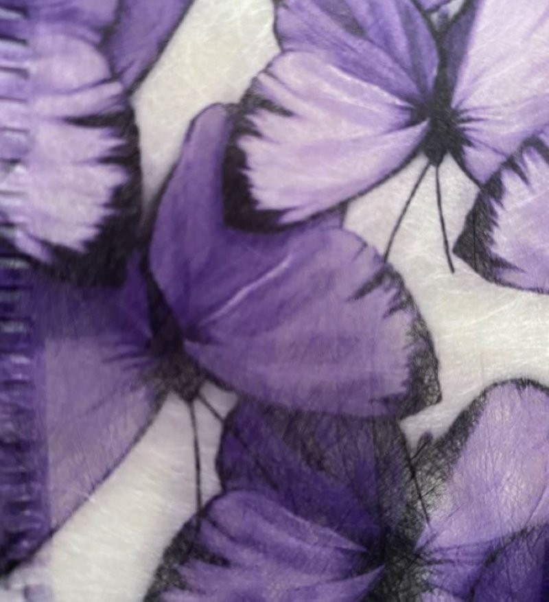 CINTA FIBRA LILA PAPALLONES 70mm x 25m