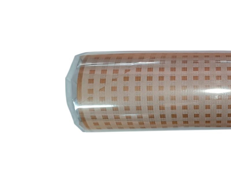 BOBINA KRAFT VERJ VICHY BLANC 70cmx50m