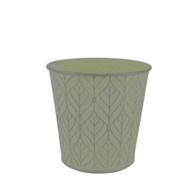 TEST ZINC FULLES D11 H10.6CM BLANC plata