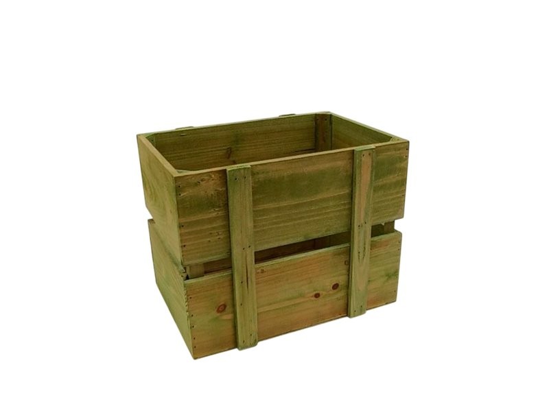 CAIXA FUSTA M VERDA 32x23x25cm