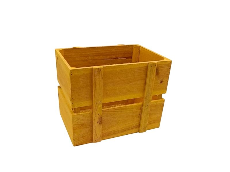 CAIXA FUSTA M GROGA 32x23x25cm