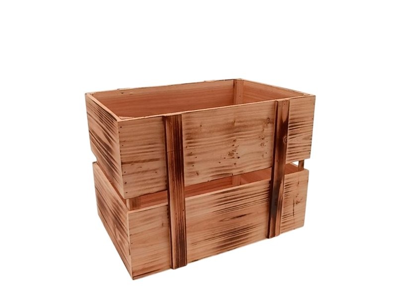 CAIXA FUSTA L NATURAL 38x28x28cm