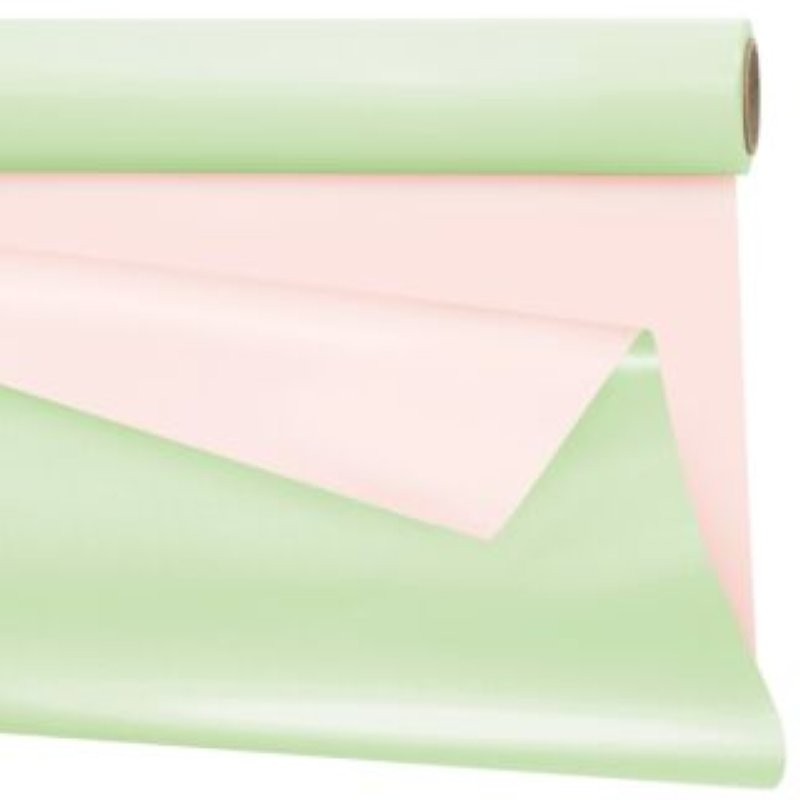 BOBINA DUO LLIS MATE VERD-ROSA 70cmx40m