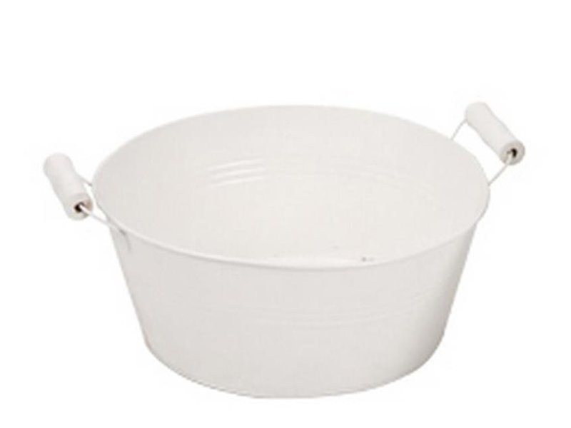 BOL ZINC CREMA NANSES FUSTA D22 H 9.5cm