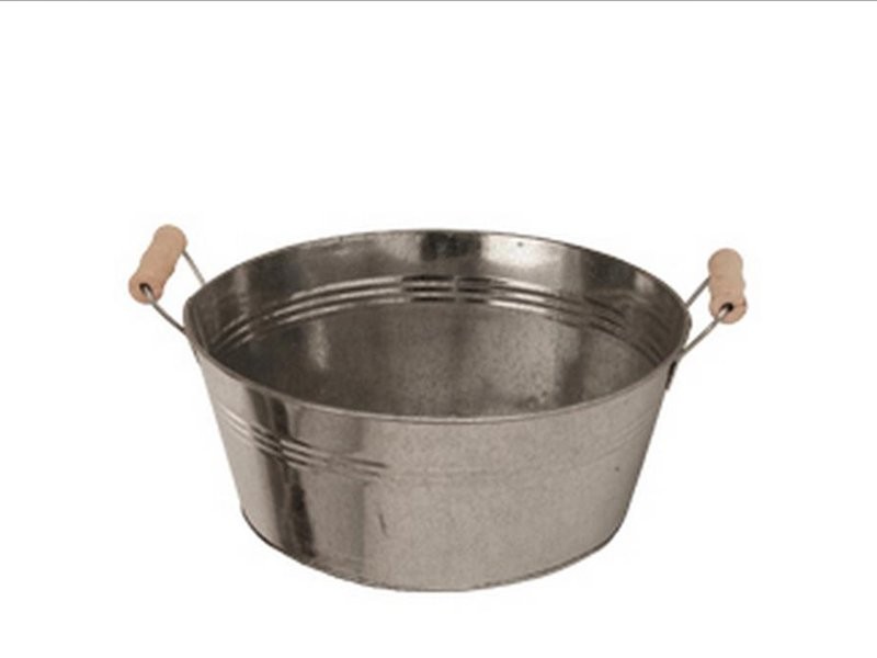 BOL ZINC NANSES FUSTA D29 H11.5cm