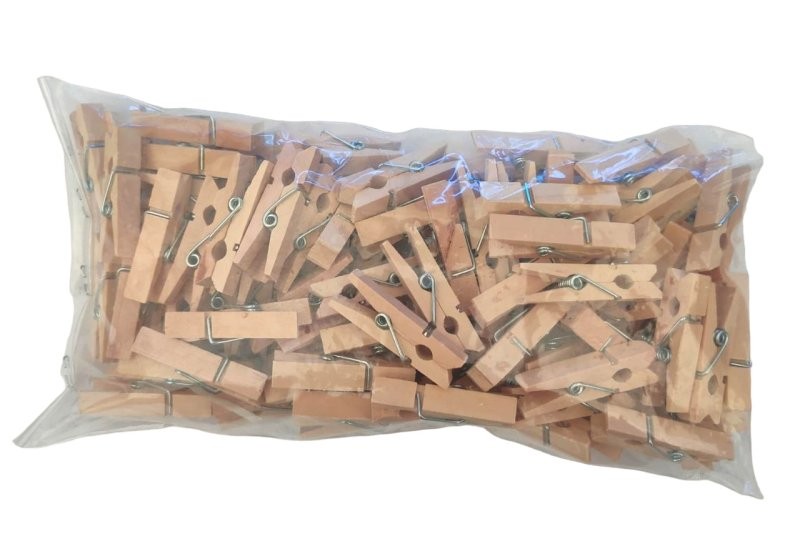 OASIS ACB PINCES FUSTA natural 3,5cm  (100u.)