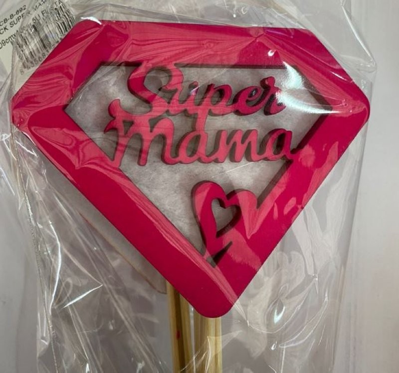 PICK SUPER MAMA D9cmx40cm 5U FUSTA