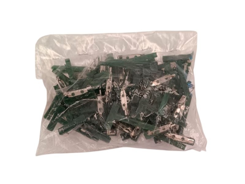 GALA CLIP SOLAPA 5cmx2,5cm (50unid) VERD