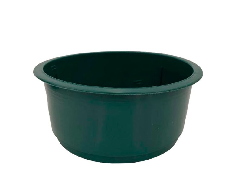 OASIS ACB CENTRE PLASTIC D18cm REBORDE verd