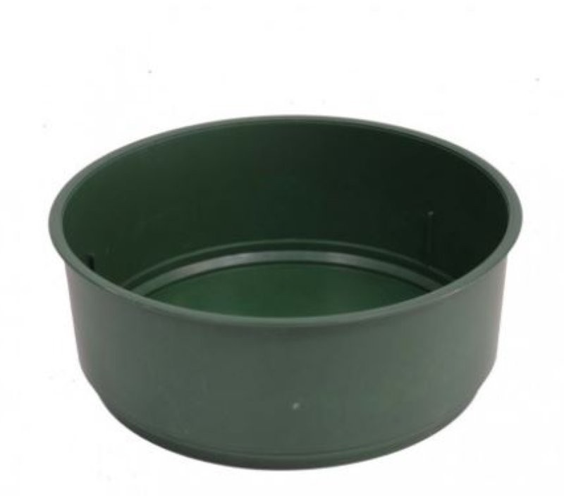 OASIS ACB CENTRE PLASTIC D21cm REBORDE verde