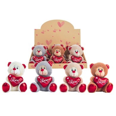 OSSET COR LOVE 16cm PELUIX ASS 4 COLORS UNI