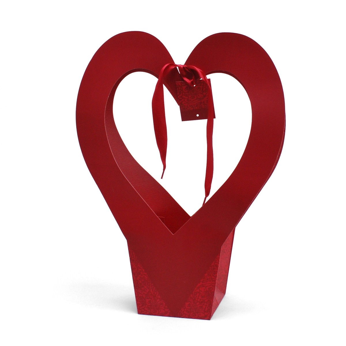 BOSSA CARTRO ROMANCE 26x15x35cm FSC* VERMELLA x10u