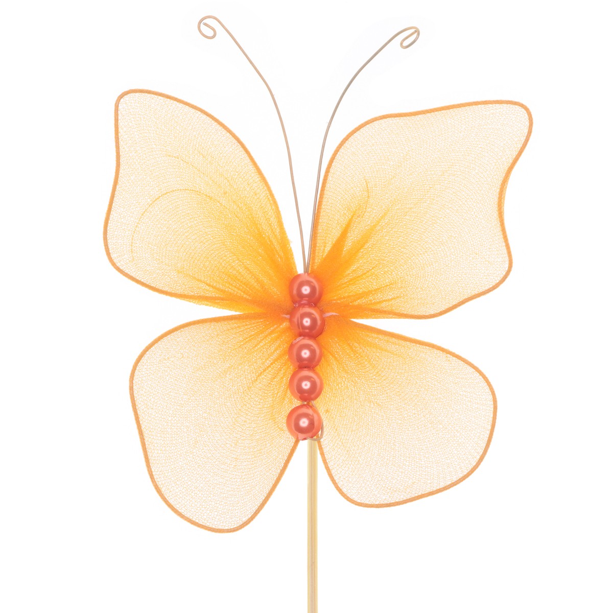 PICK PAPALLONA LUX 10CM PAL 50CM TARONJA 25 UNI