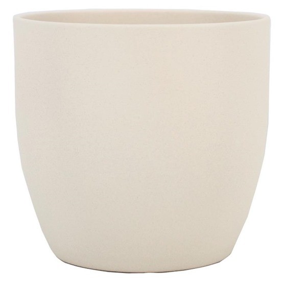 CERAMICA POT BASEL D10 H8CM BEIG PEDRA ES8.5
