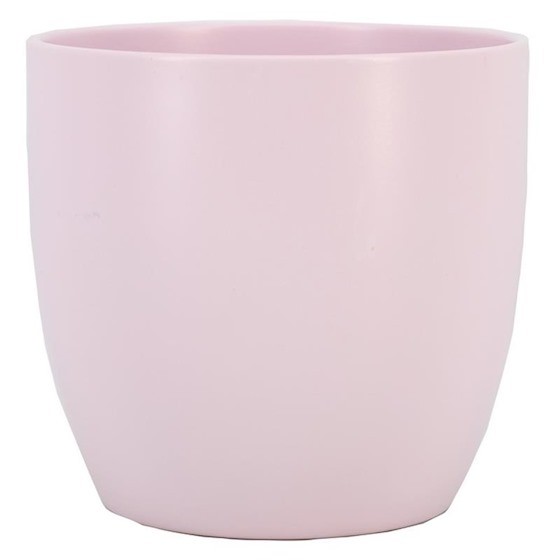 CERAMICA POT BASEL D10 H8CM ROSA CLAR MATE ES8.5