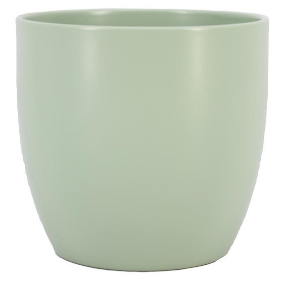 CERAMICA POT BASEL D12 H10CM VERDE MOLSA MATE ES10.5