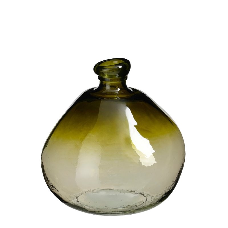 VIDRE GERRO RECICLAT ORGANIC VERD H32xD31,5cm