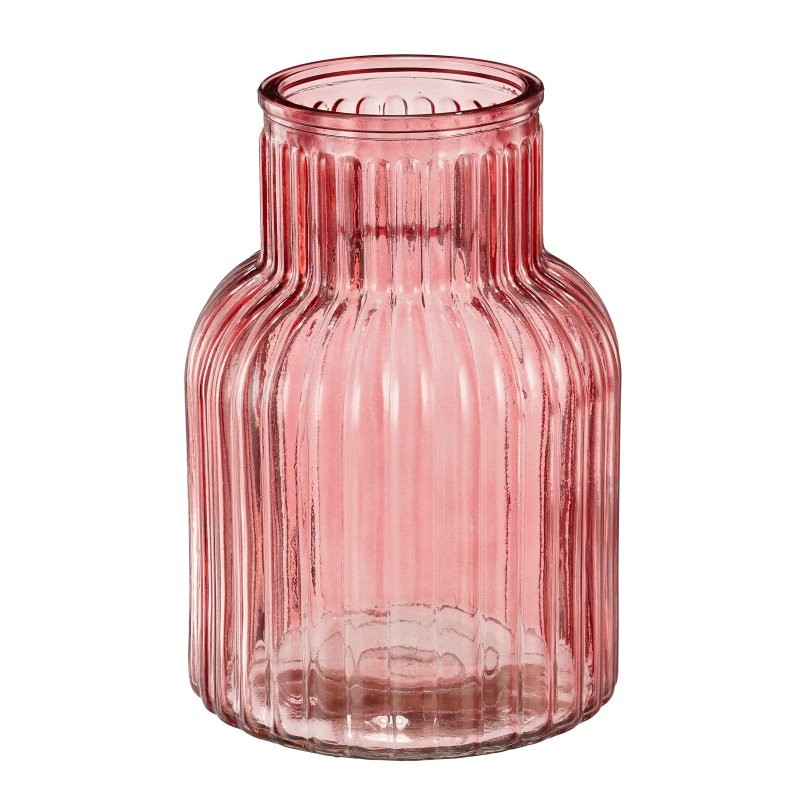 VIDRE GERRO AMBRE FUCSIA H20xD14cm