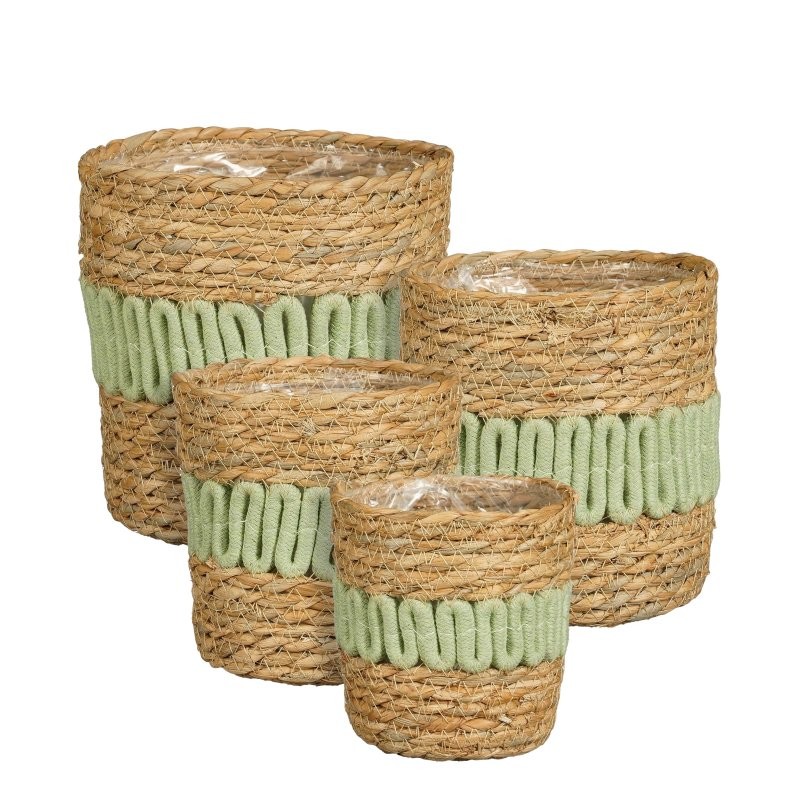 CISTELL RODO FERNANDEZ  SET 4 H18xD19cm VERD