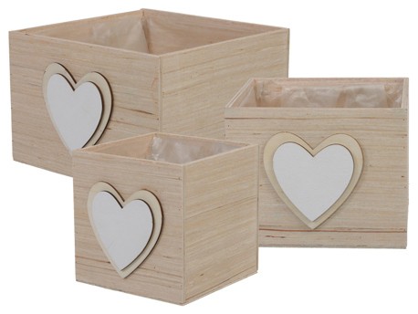 CAIXES AMB COR BLANC SET 3 