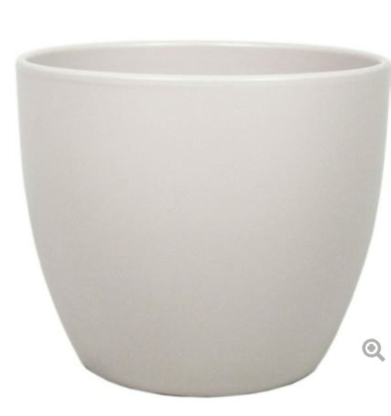 CERAMICA POT BOULE D22.5 H19.5CM TAUPE ES19