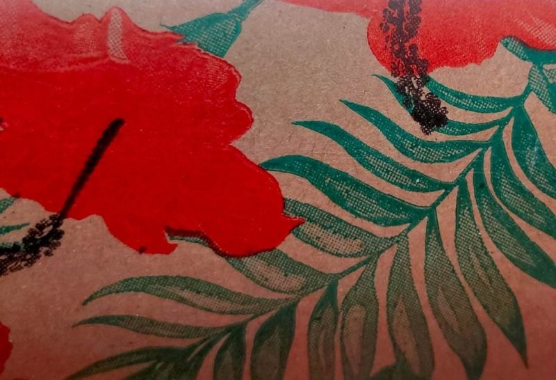BOBINA PAPER HIBISCUS VERMELL 62cmx100m