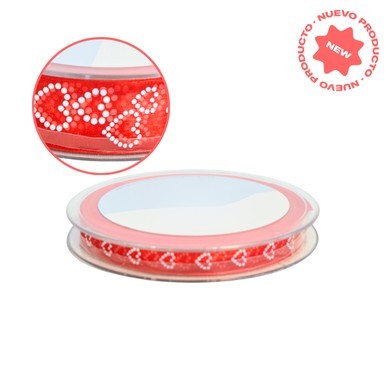 CINTA VERMELLA CORS PUNTS 10mm 20mt COTO