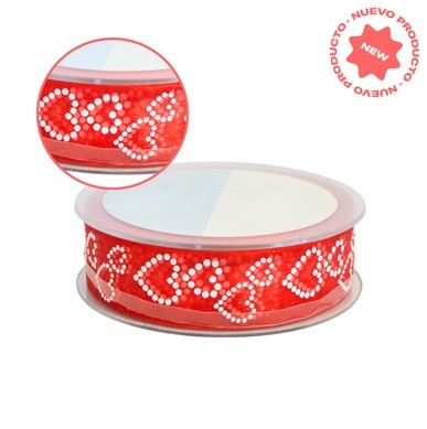 CINTA VERMELLA CORS PUNTS 25mm 20mt COTO