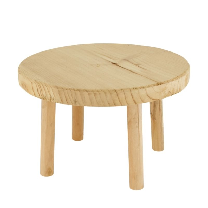 TAMBORET FUSTA 24x24x15cm