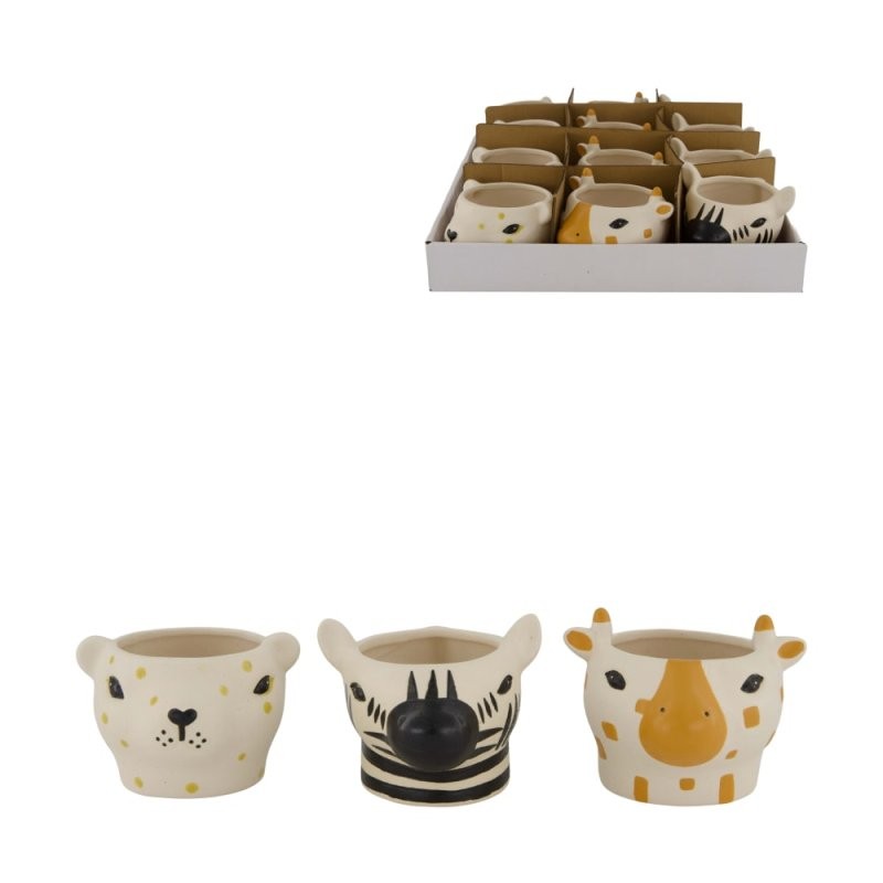 CERAMICA ANIMALS SELVA 10x10x7.5cm A/3 Multi UNI